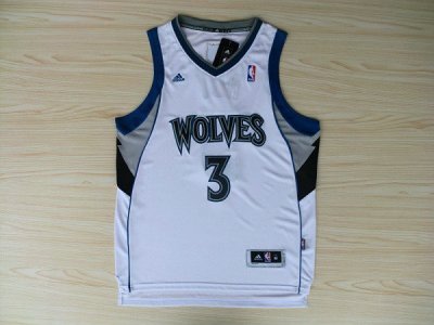Maillot De Basket Minnesota Timberwolves Brandon Roy 3 Tissus Sportif Fans Edition Blanc